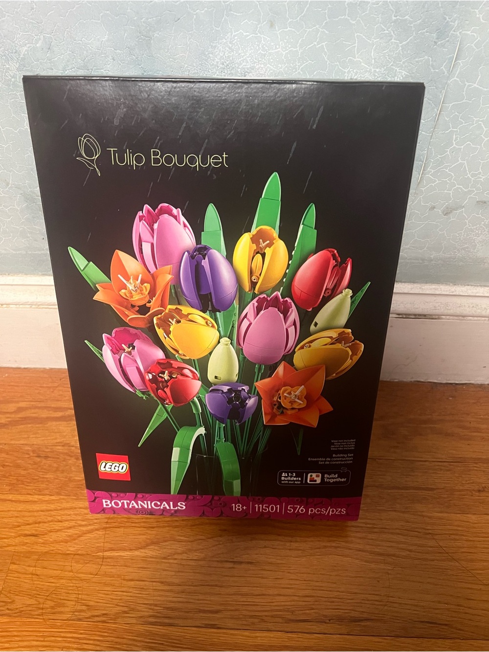 LEGO Tulip Bouquet - Pink Purple Yellow Red Orange Green Cream